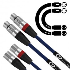 Installer Pack - Clearway 2XLR to 2XLR 0.5m - (5 Pack)